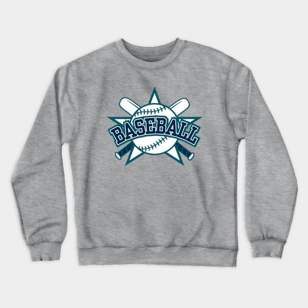 Retro Baseball Crewneck Sweatshirt by FullOnNostalgia